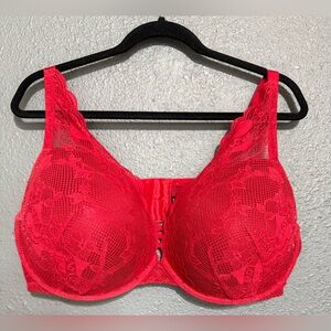 Torrid Lace Full Coverage Bra - Red